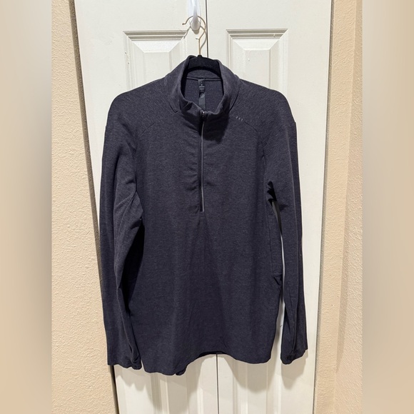 Lululemon Men’s Surge Warm Half Zip Sweater Charcoal Running Outdoors Workout,L - Picture 7 of 10